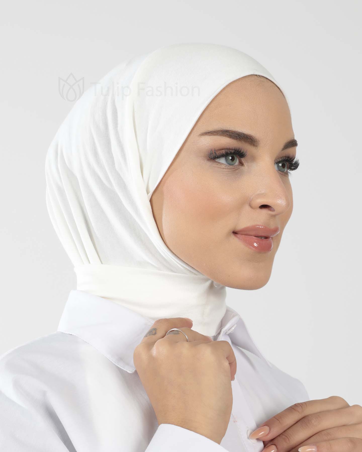 Hijab - Al Amira Instant Jersey - Off-White - 2