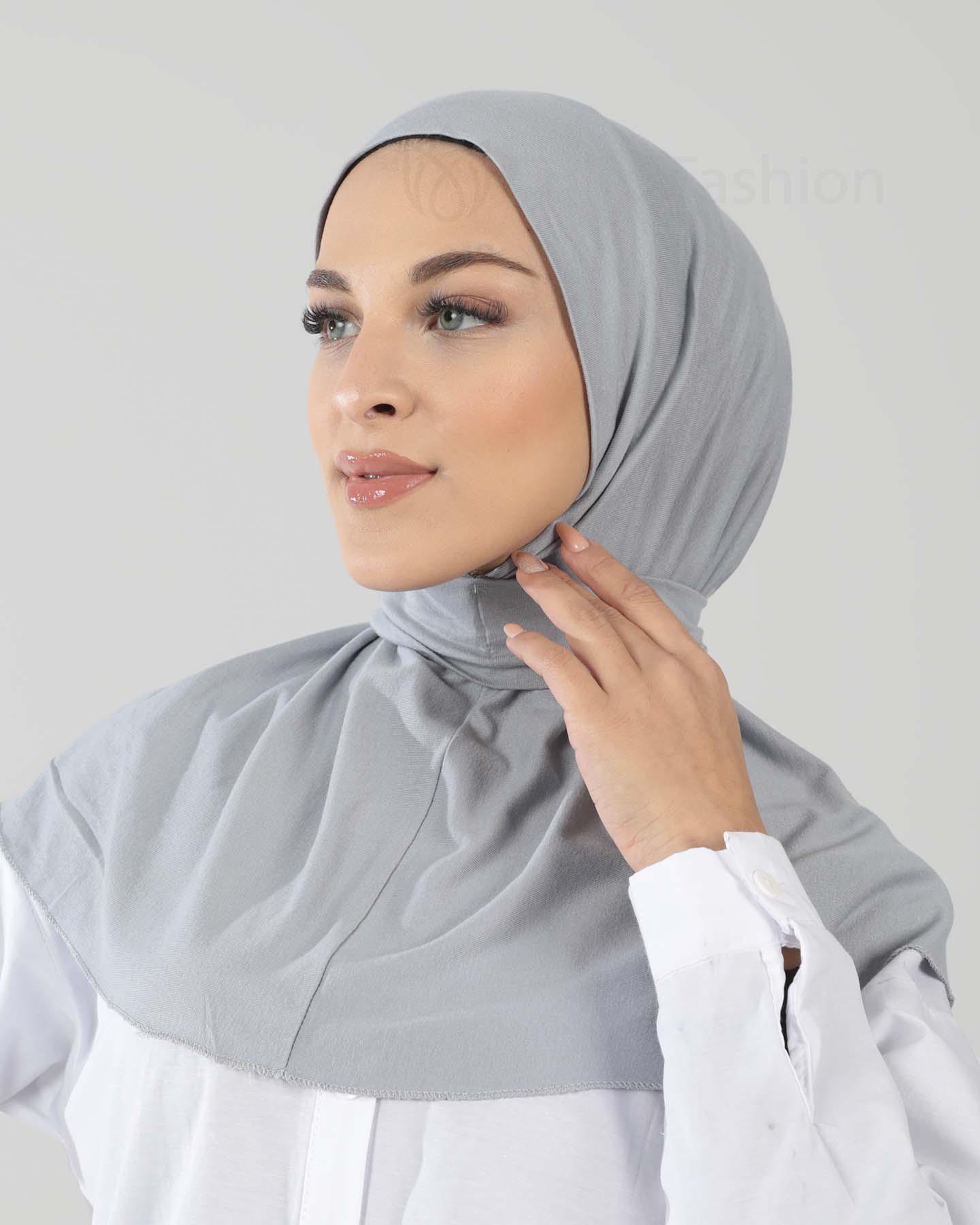 Hijab - Al Amira Instant Jersey - Hellgrau - 4