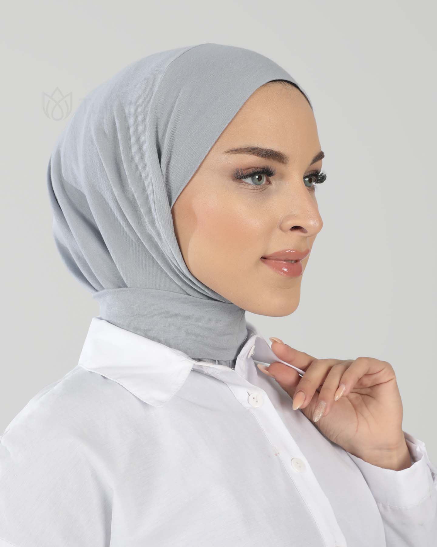 Hijab - Al Amira Instant Jersey - Hellgrau - 2