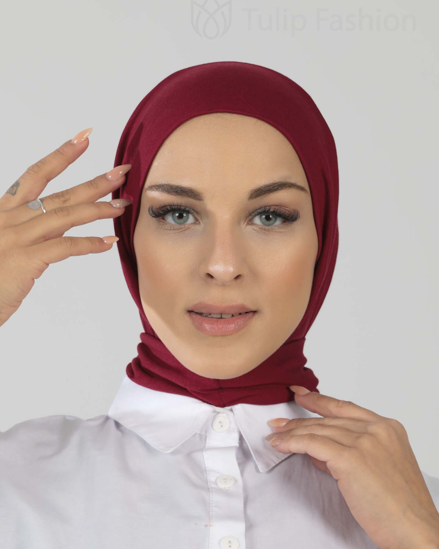 Hijab - Al Amira Instant Jersey - Maroon - 6