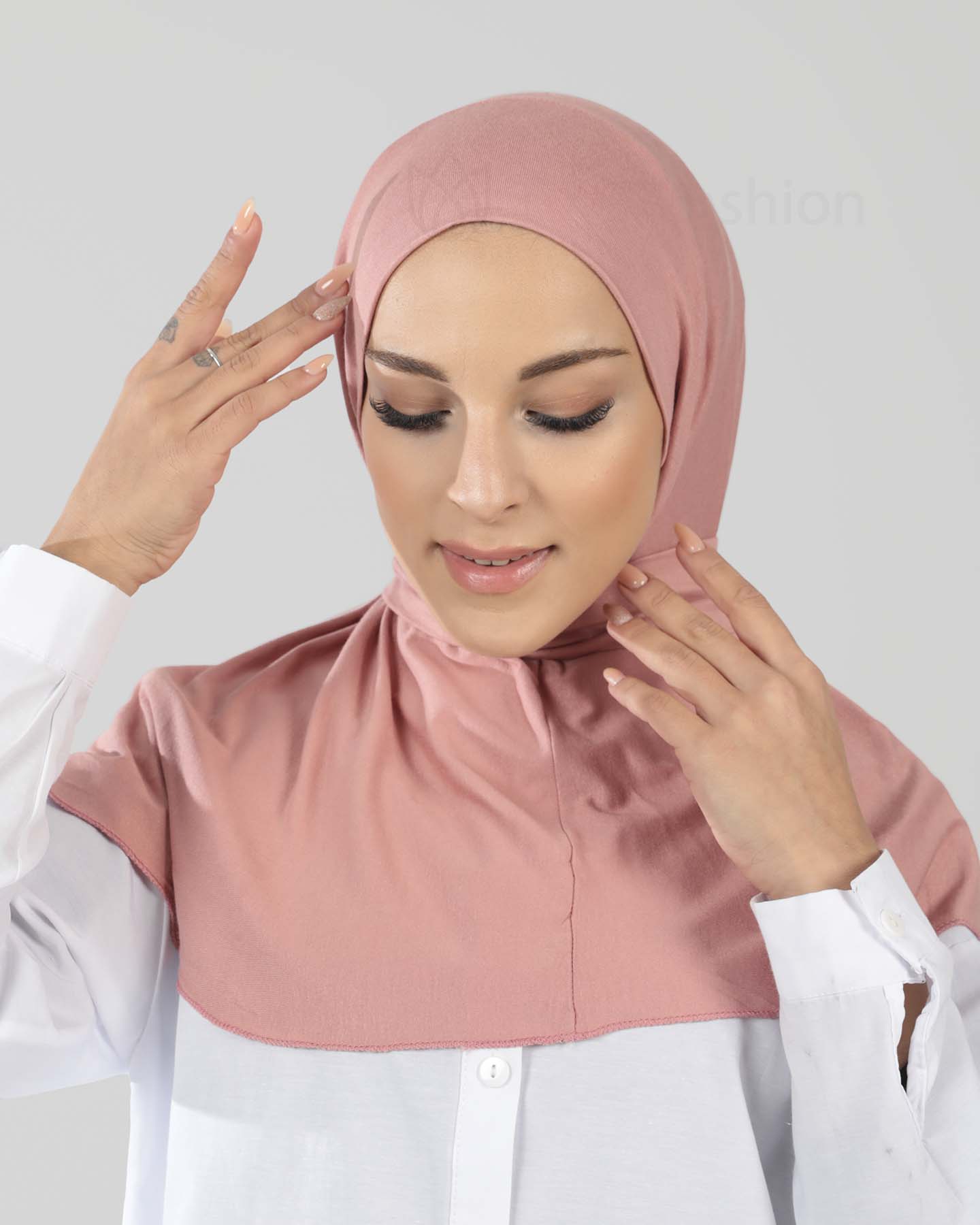 Hijab - Al Amira Instant Jersey - Light Rose - 4