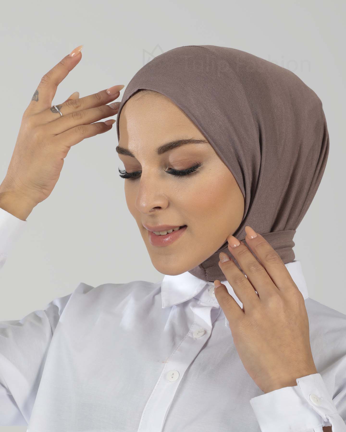 Hijab - Al Amira Instant Jersey - Cacao Brown