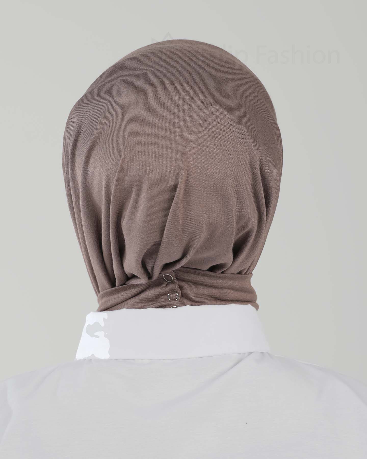 Hijab - Al Amira Instant Jersey - Cacao Brown - 2
