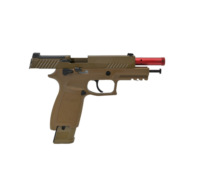 Rückstoßfähige Trainingspistole - SIG M18  - Green Gas - Rotlaser - 2