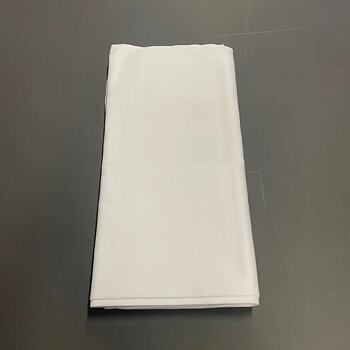 Linneduk 180x180cm, vit