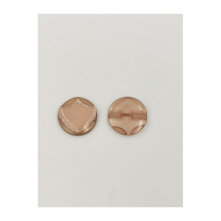 Vintage Buttons - Light Brown 22 mm