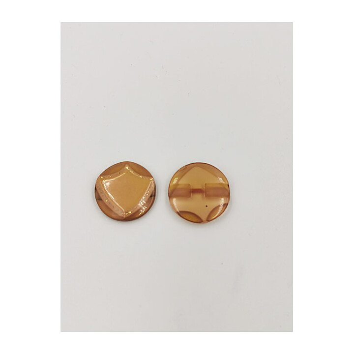 Vintage Buttons - Brown 22 mm