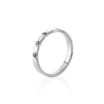 Hero-3K (svarta diamanter) Sten: 3×0,04 ct