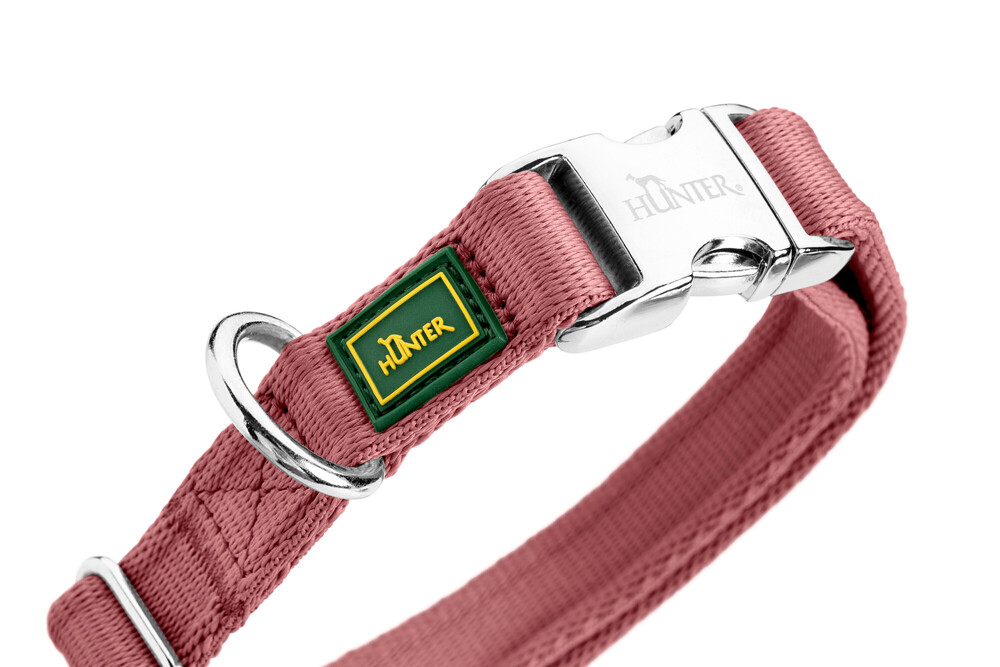 HUNTER Ställbart halsband Inari Alu-Strong pastellröd - 2