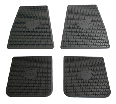 Mattsats Volvo PV/Duett, grå gummi