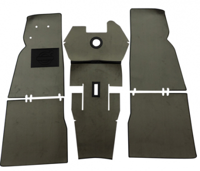 Mattsats Volvo Duett 210, Grå textil