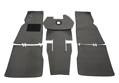 Mattsats Volvo Duett 445, Grå textil