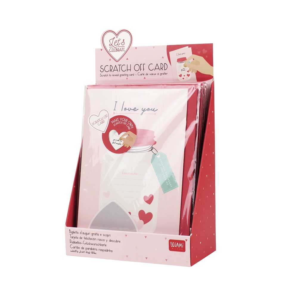 Scratch off card, Heart, kort - 2