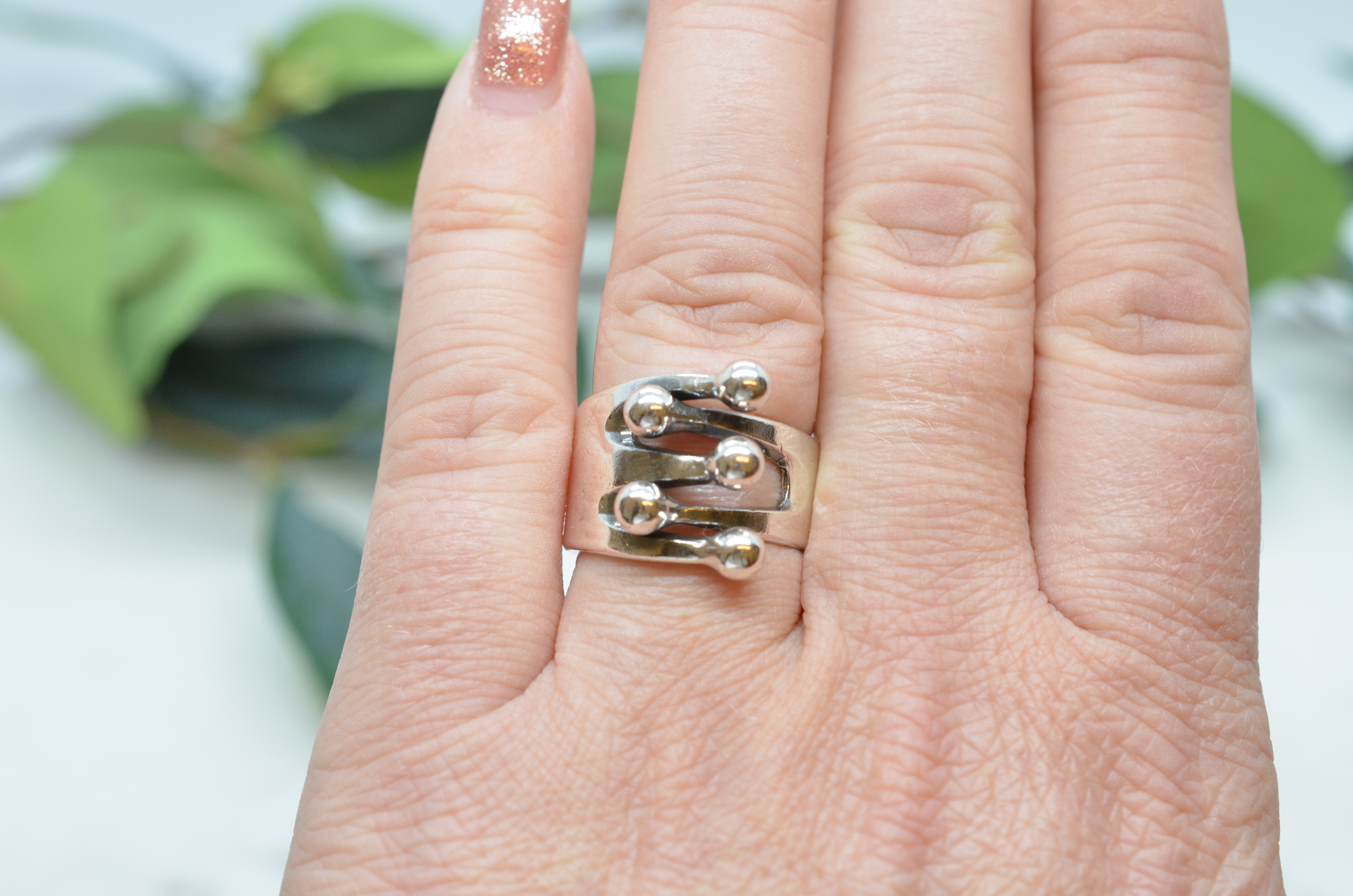 Vintage ring i silver, Anna Greta Eker - Hudiksvalls Guldsmedjas