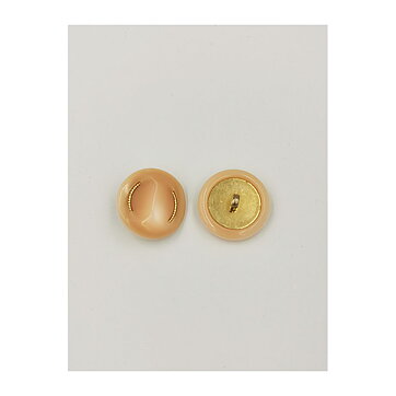 Vintage Buttons - Salmon Pink 25 mm