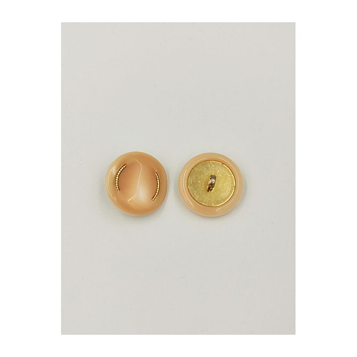 Vintage Buttons - Salmon Pink 25 mm