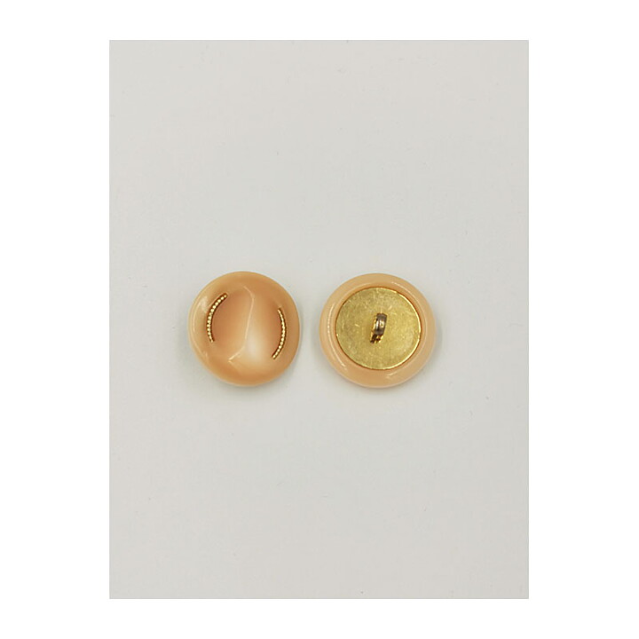 Vintage Buttons - Salmon Pink 25 mm