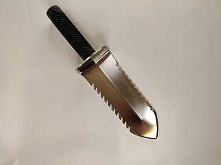 emiteR Stainless steel hand spade Trovel digger + case
