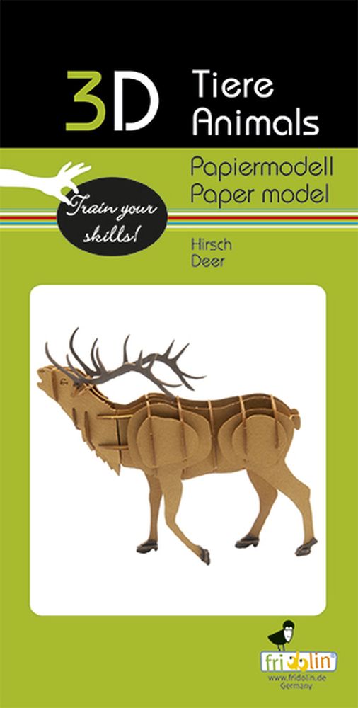 3D-pappersmodell, Hjort