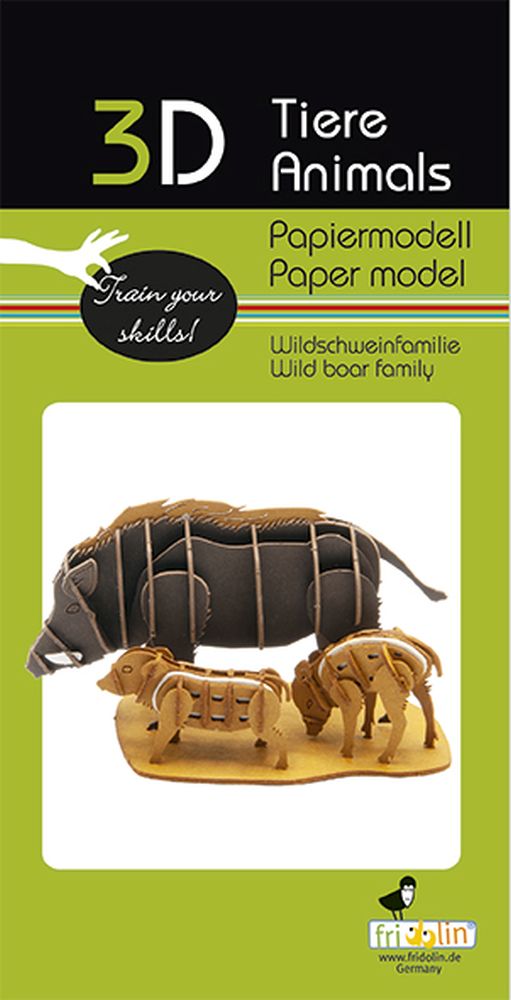 3D-pappersmodell, Vildsvin