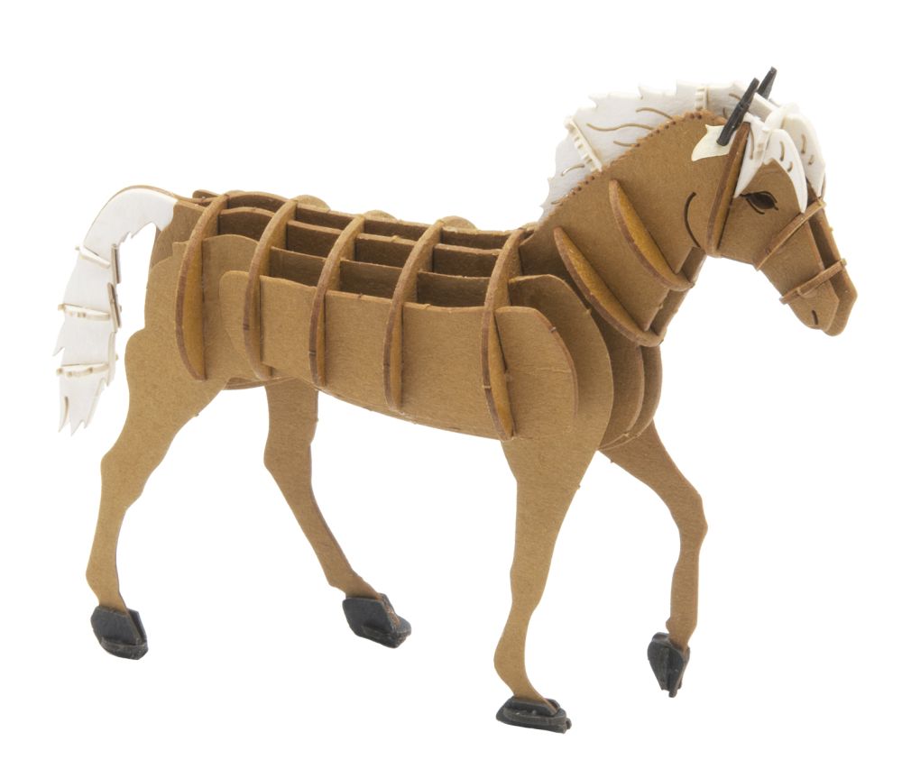 3D-pappersmodell, Häst (haflinger) - 2