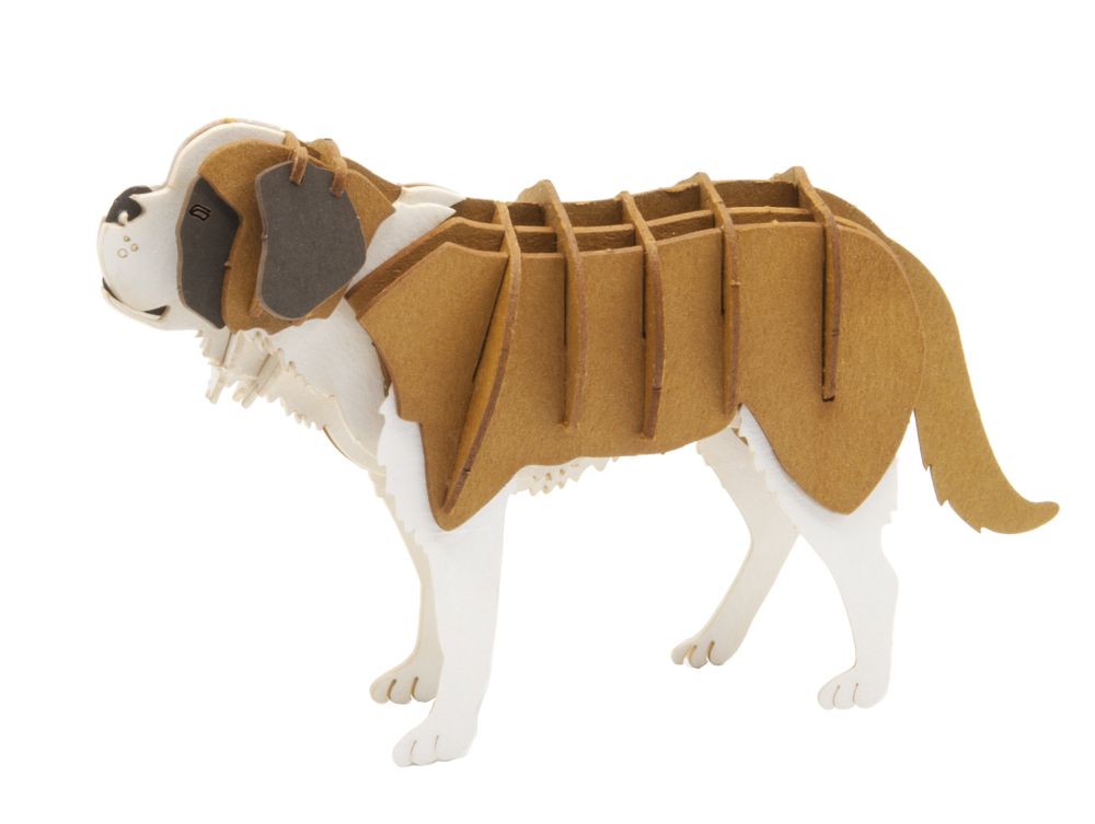 3D-pappersmodell, Sankt bernhardshund - 2