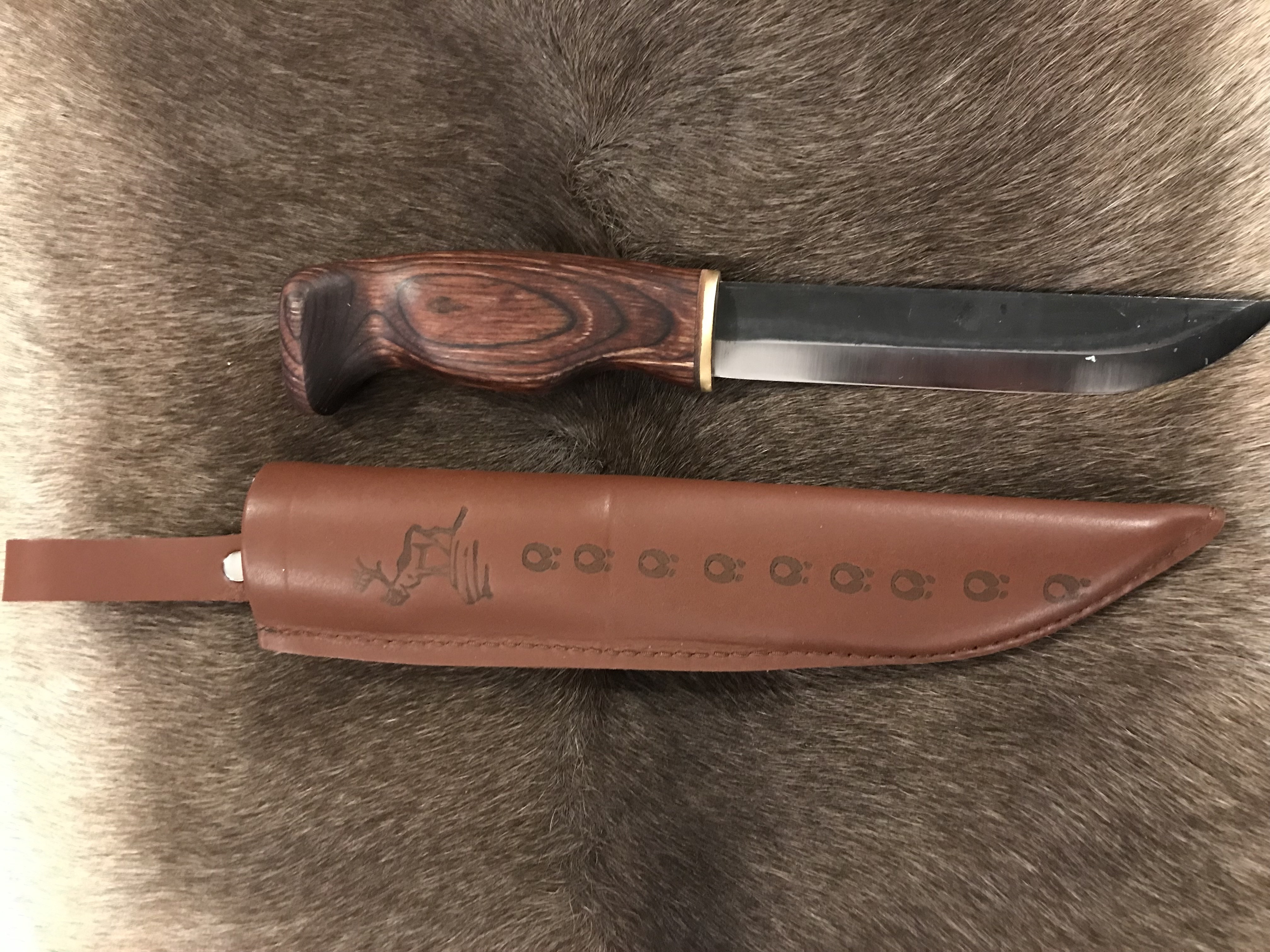 Kniv 14,5 brun