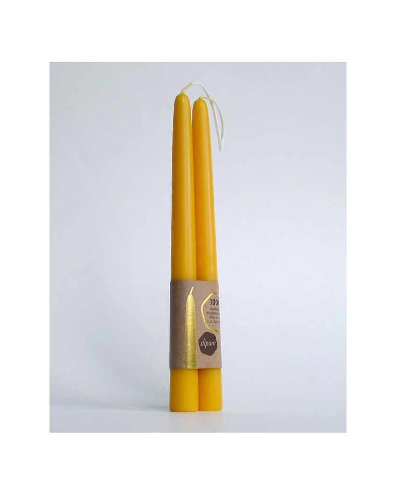 Bivaxljus 2-pack  25cm Dipam