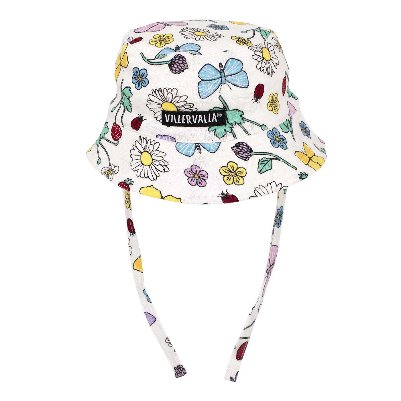 sun hat with strings FLOWER, Clothes for newborns