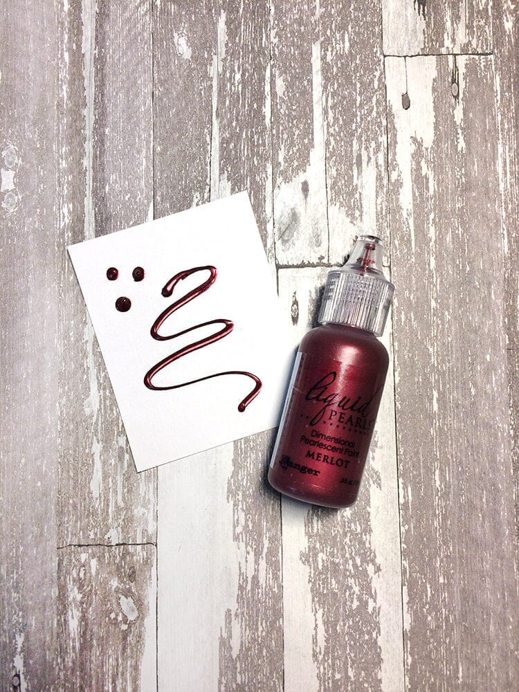 Liquid Pearls Glue 0.5OZ Bottle - Merlot