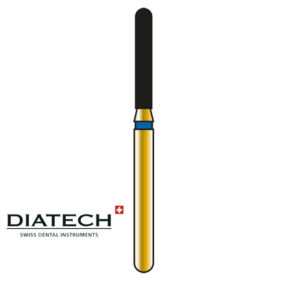 DIATECH® Cylinder Topprundad Guld diamant 881/ 141, 5st.