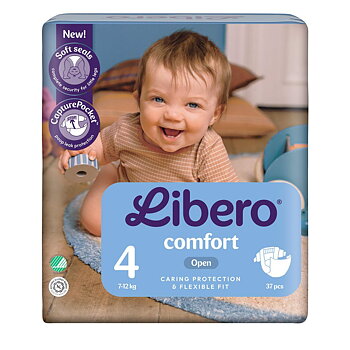 Blöja LIBERO Comfort 4 7-12kg 37/fp