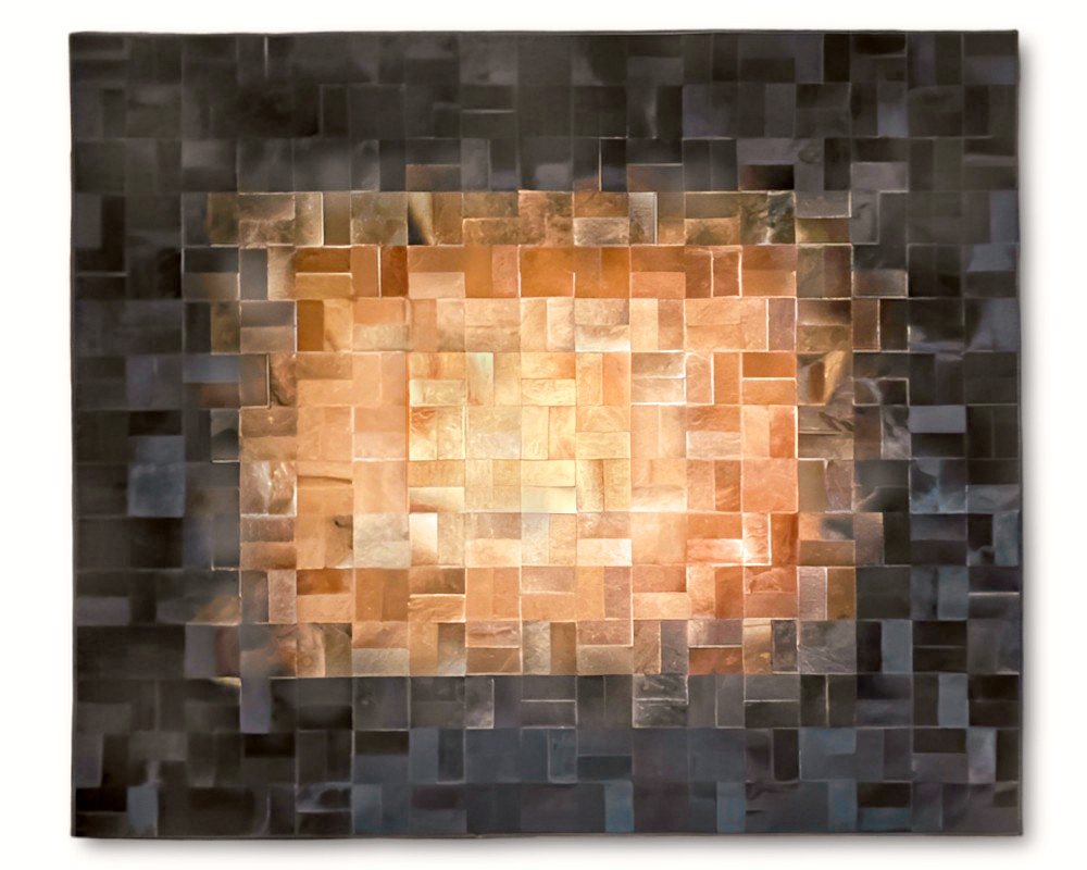 Lädermatta Patchwork 210 x 240 cm