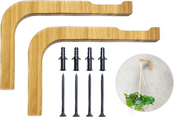 Väggkrokar - Bambu 2-pack