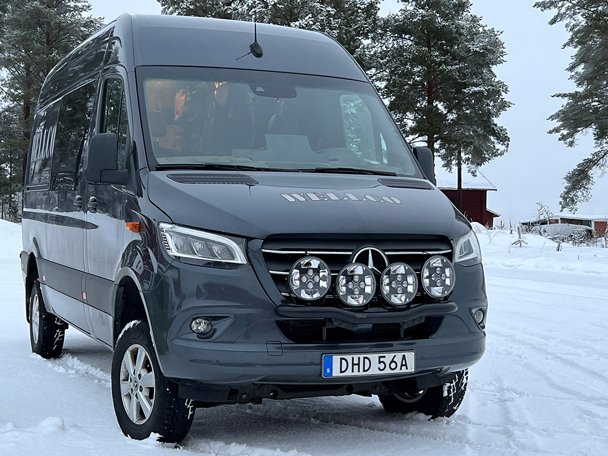 Q-LIGHT Mercedes Sprinter 18- frontbar  for 4pcs auxiliary lights