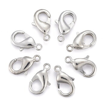 Lobsterlås 12mm antiksilver 10st