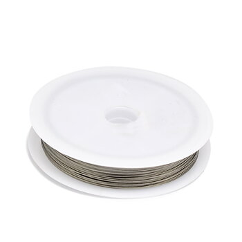 Tiger tail wire 0,38 mm nylonbelagd rostfri tråd 50 m