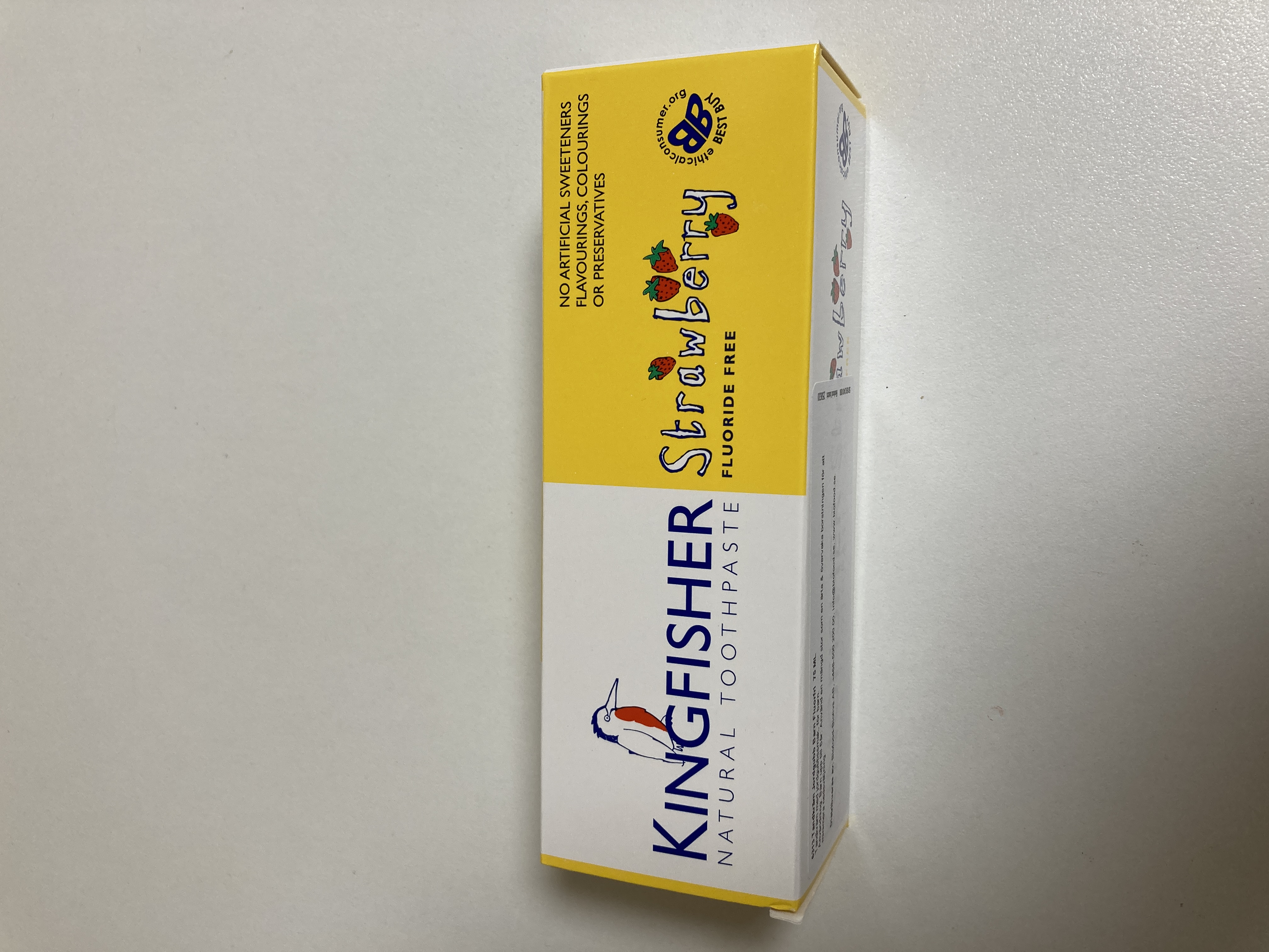 Tandkräm Jordgubb barn Kingf 75ml