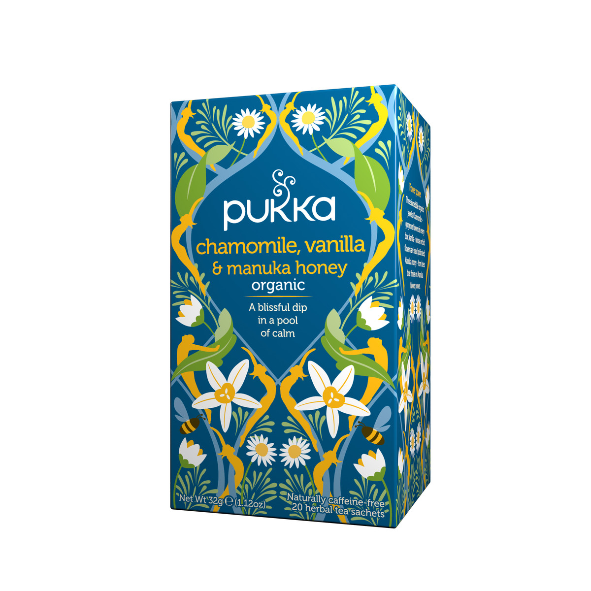 Pukka te kamomill vanilj manuka honung 20p