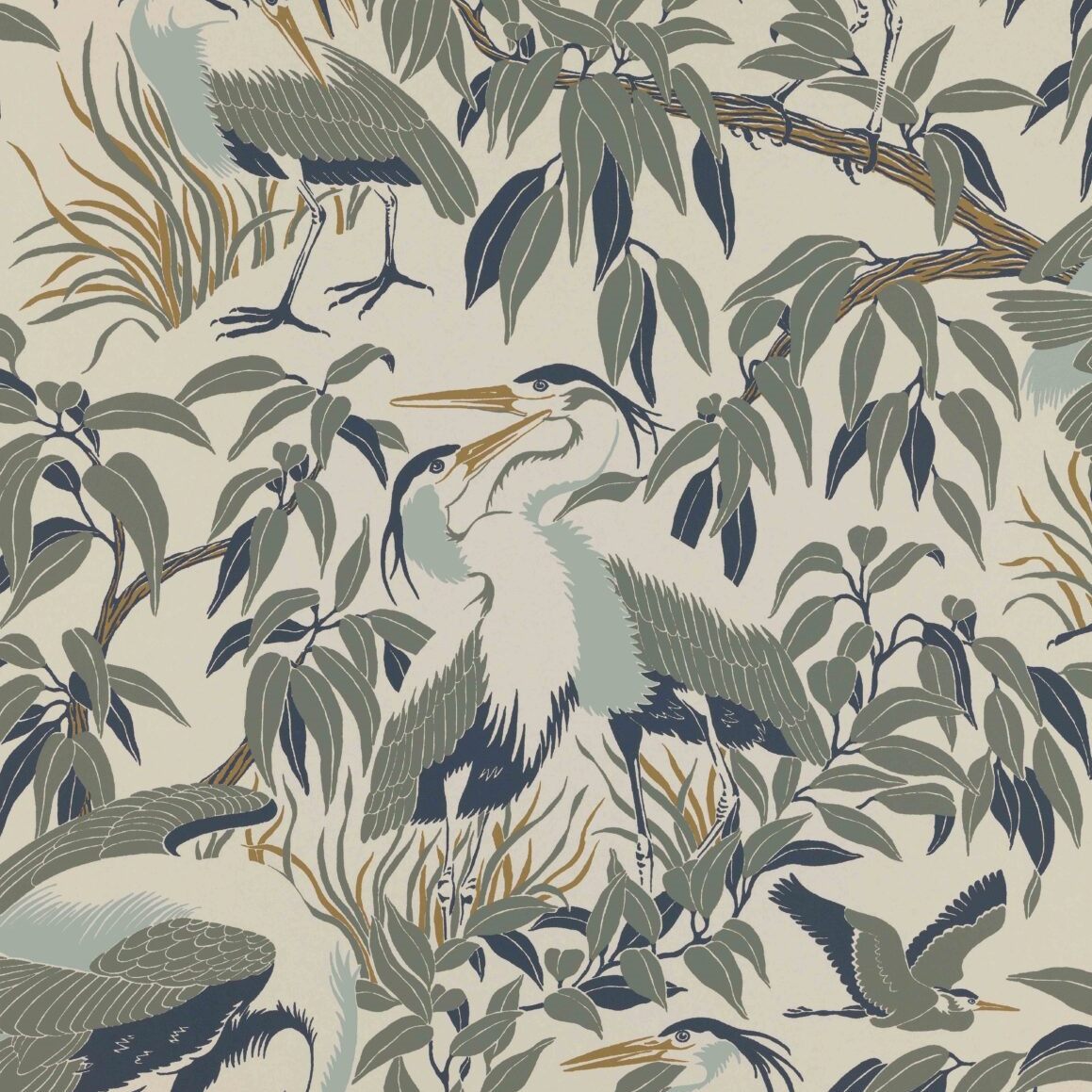 Tapet Herons Camoflage Långelid / von Brömssen