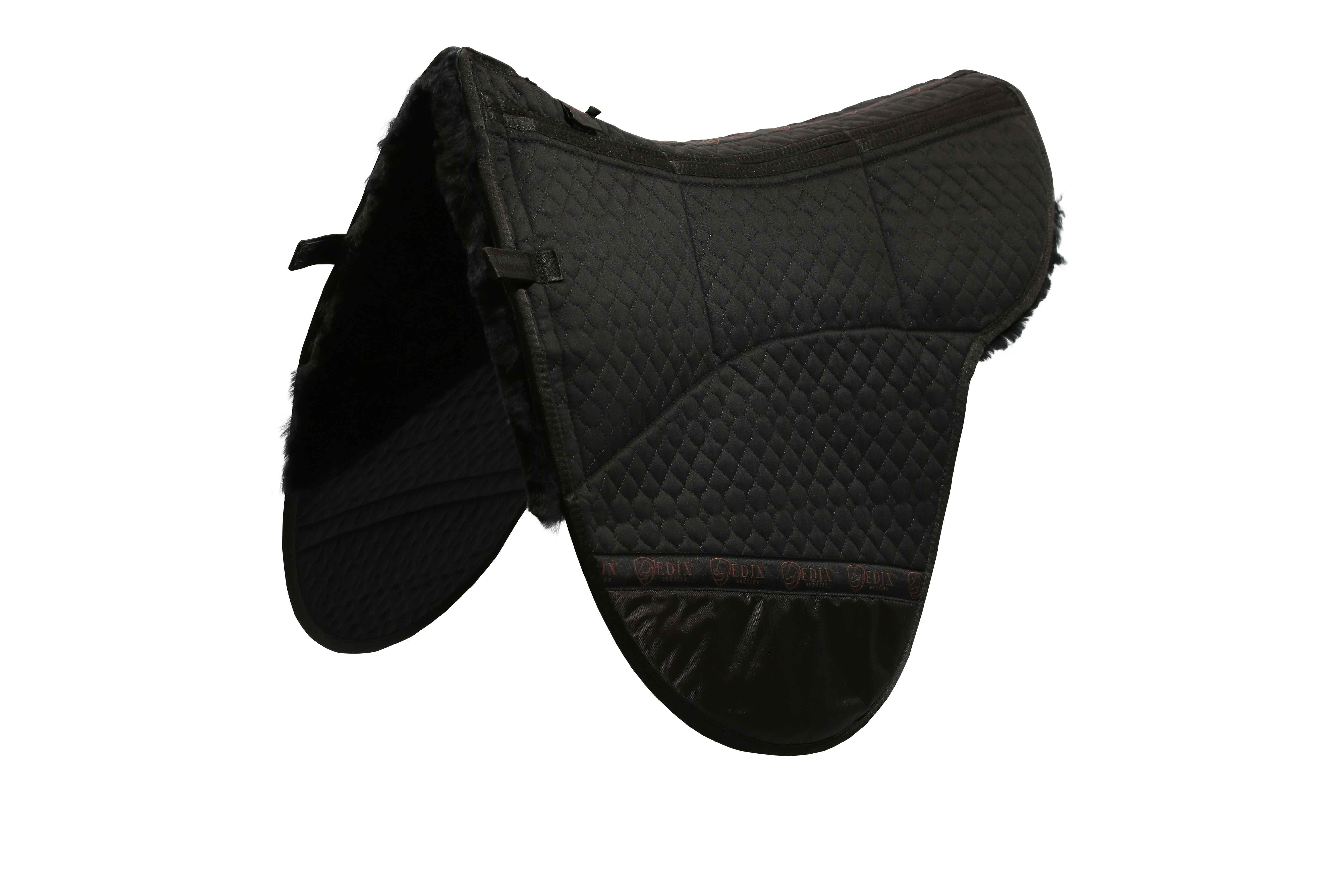 EDIX® saddle pad Premium Courville, genuine Merino wool (incl. 8 inserts), several color choices - 26