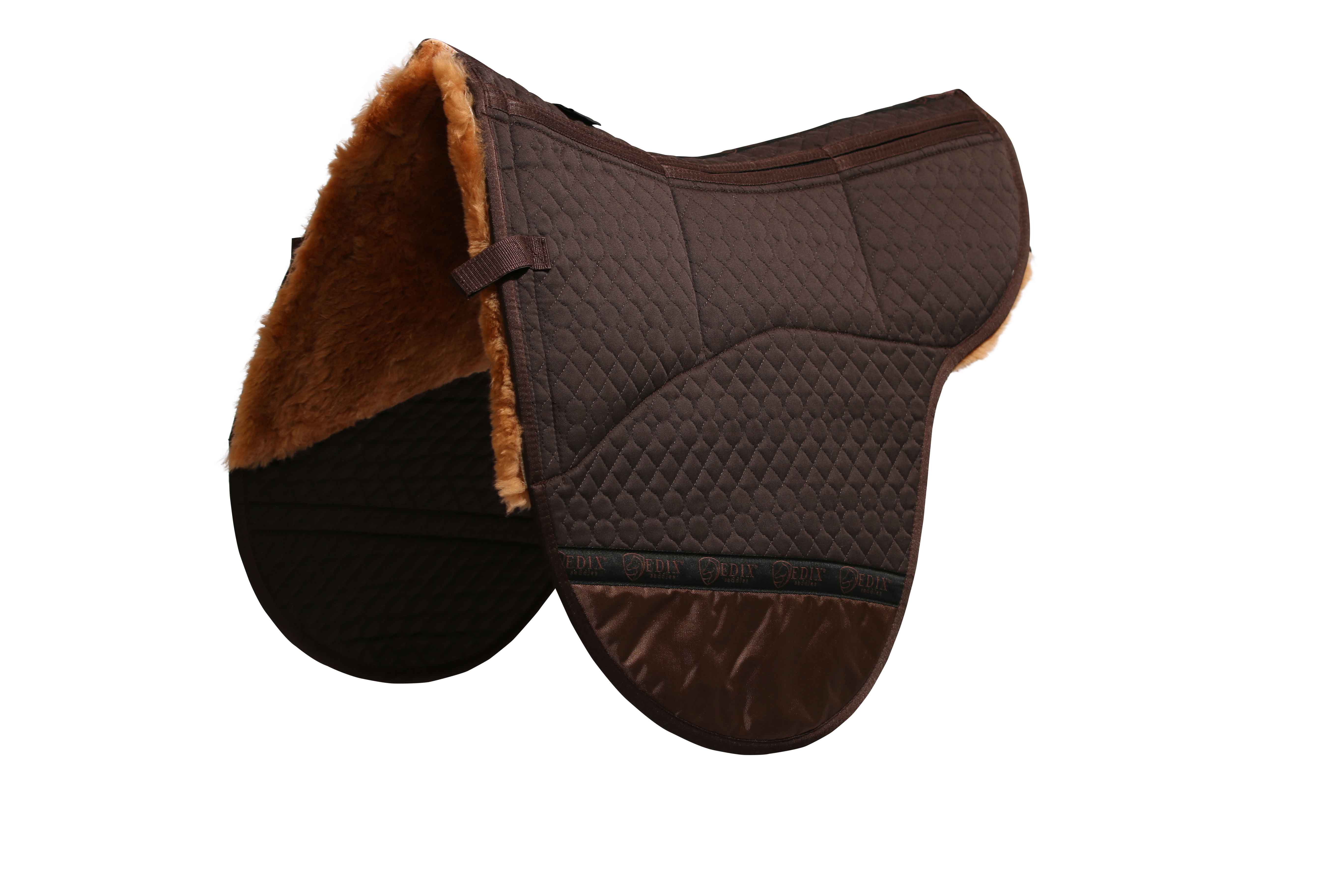 EDIX® saddle pad Premium Courville, genuine Merino wool (incl. 8 inserts), several color choices - 22