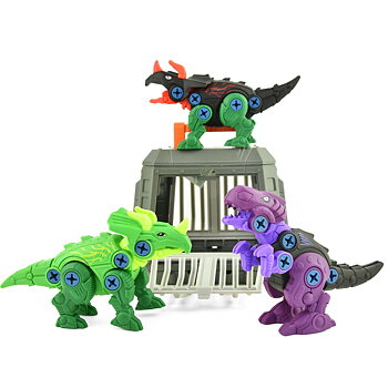 Bygg en Dinosaurie i Bur, 17 cm -  Robetoy