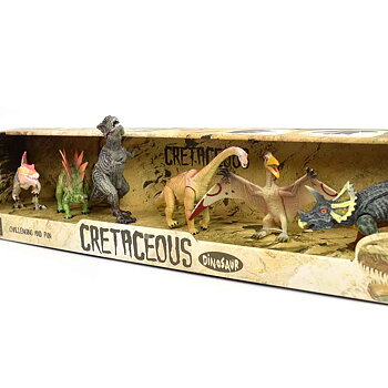 Dinosaurie set  6 Delar - Robetoy