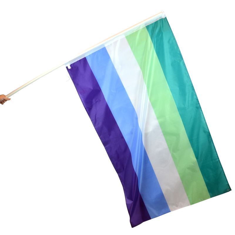 XL-Gay man-Deluxe-Flagge - 4