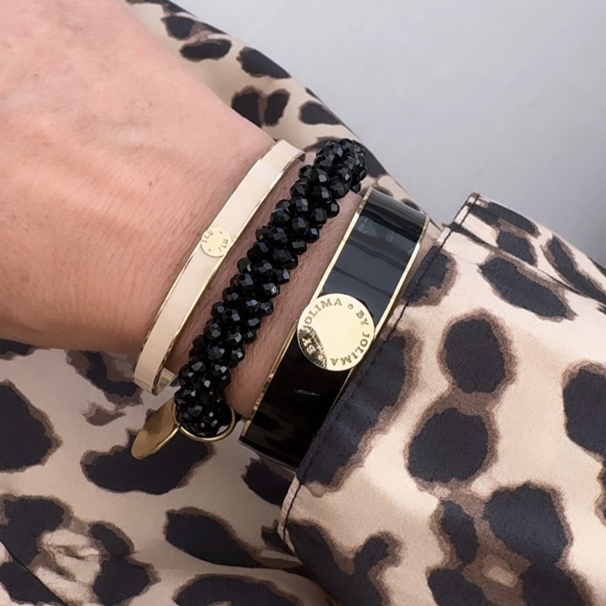 Barcelona bangle, black gold - 6