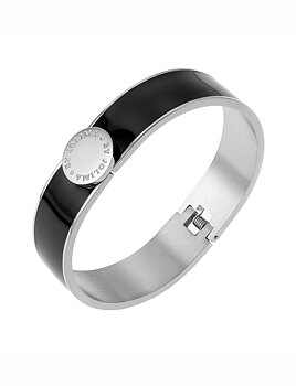 Barcelona bangle , black steel