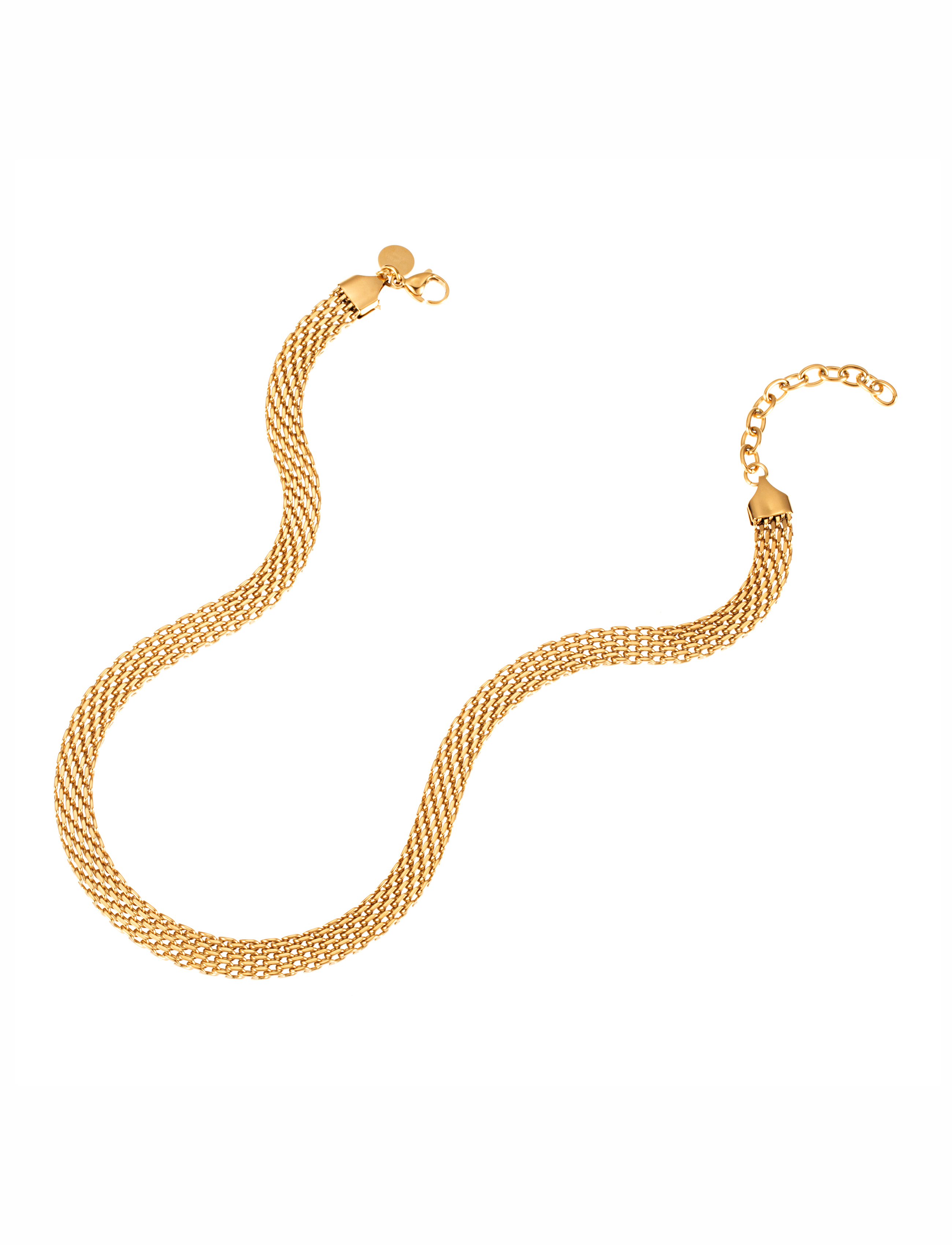 Florens classic necklace, gold - 4