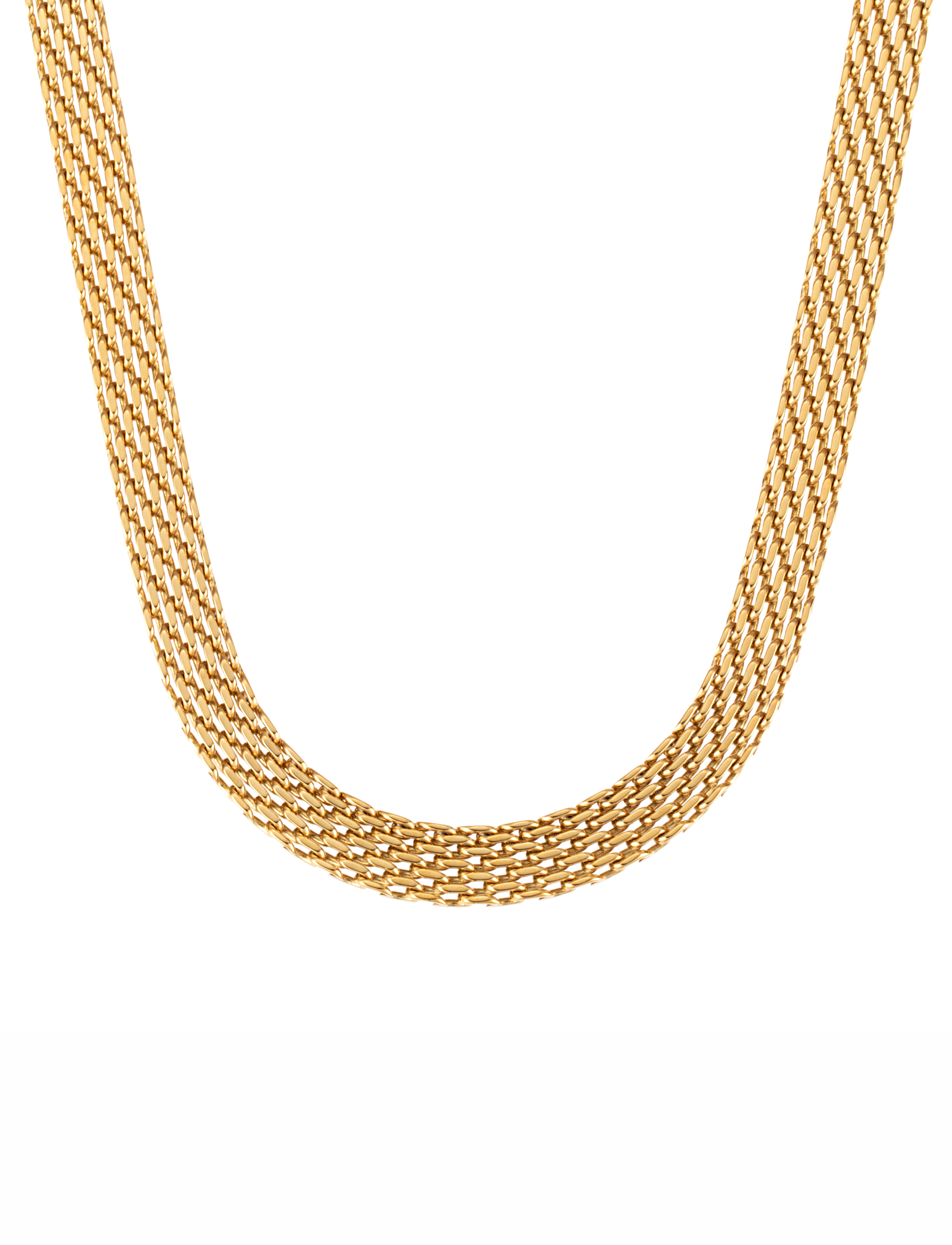 Florens classic necklace, gold