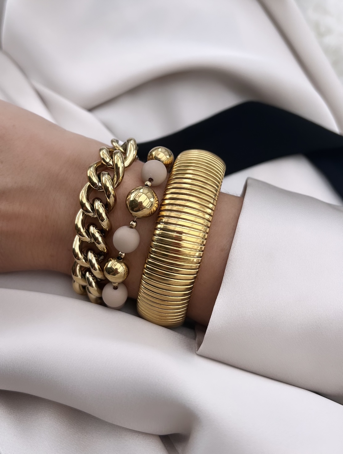 Cina bracelet, gold - 2